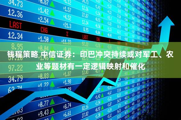钱程策略 中信证券：印巴冲突持续或对军工、农业等题材有一定逻辑映射和催化